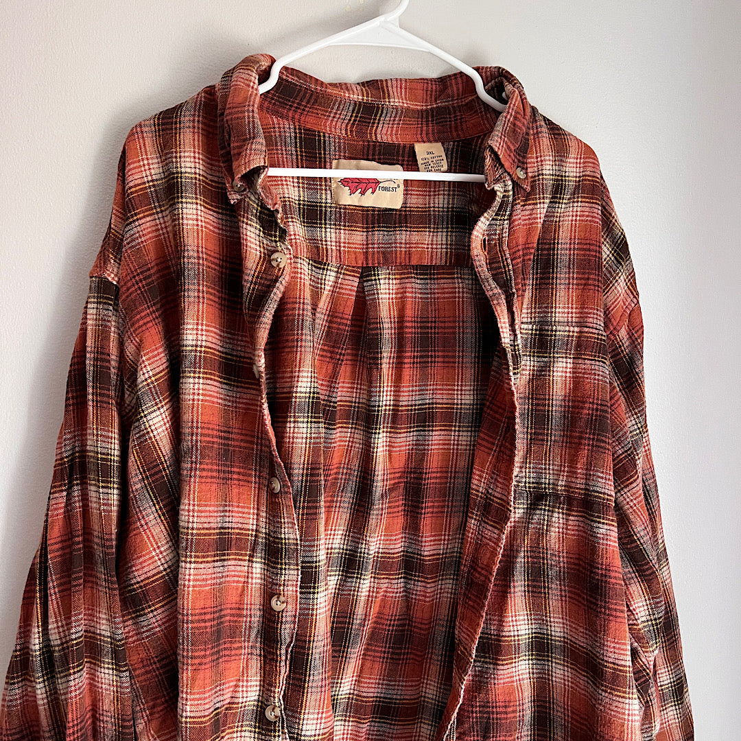 Vintage Field n Forest Flannel Button Down Shirt