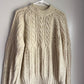 '90s Vintage Cable Knit Sweater