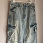 H&M Divided Hi-Rise Cargo Wide Leg Jeans