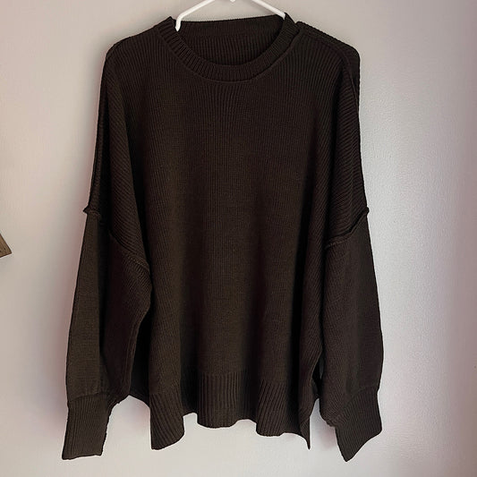 Brown Oversized Sweater