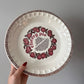 Vintage 80s Royal China Cherry Pie Recipe Plate Dish