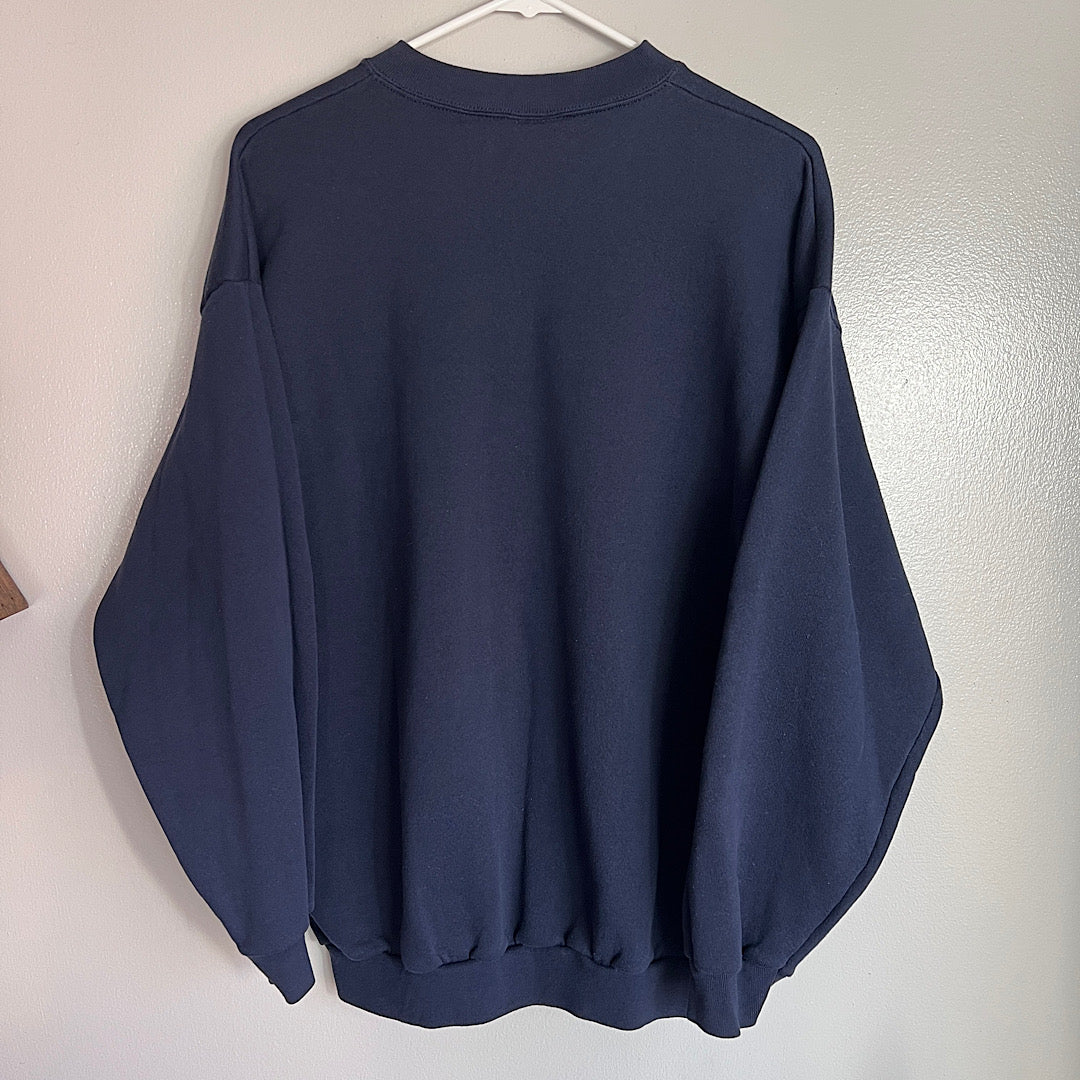 Vintage Canada North Woods Pinecone Embroidered Crewneck Sweatshirt