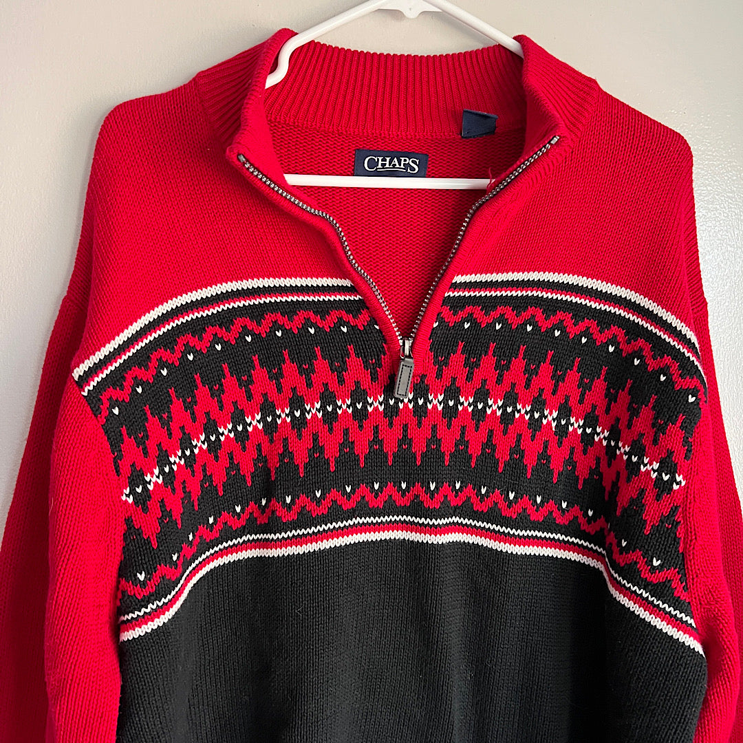 Vintage Chaps Fair Isle Sweater