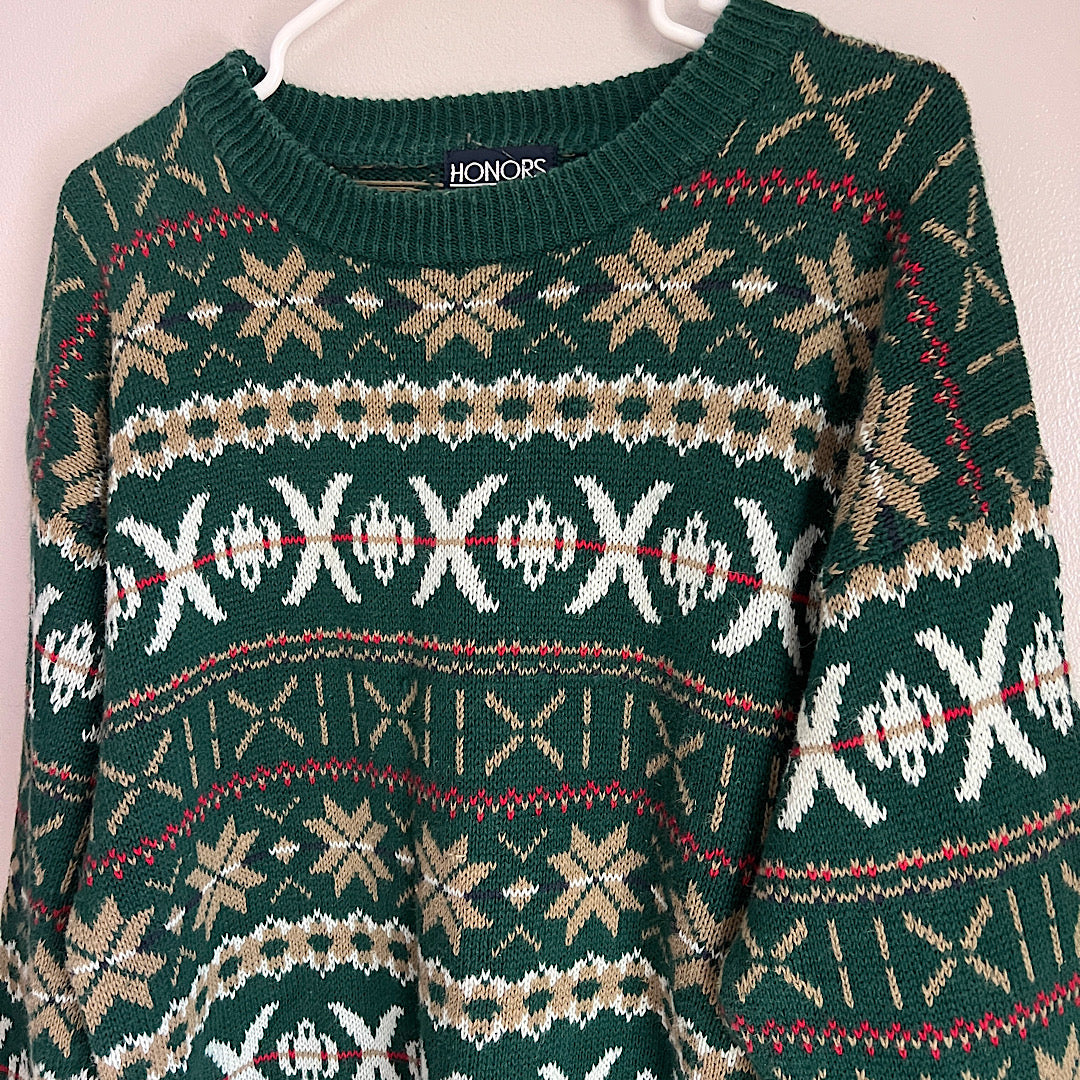 Vintage Honors Fair Isle Crewneck Sweater