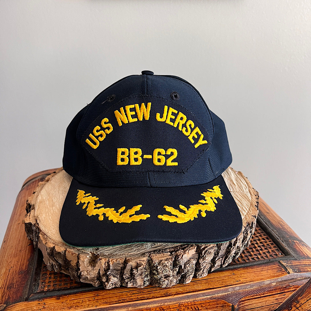 Vintage New Era USS New Jersey Scrambled Eggs Hat