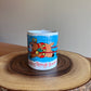 Vintage Reindeer Dashing Through The Snow Mug