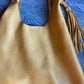 Mustard Leather-Like Bag/Purse with Tassel