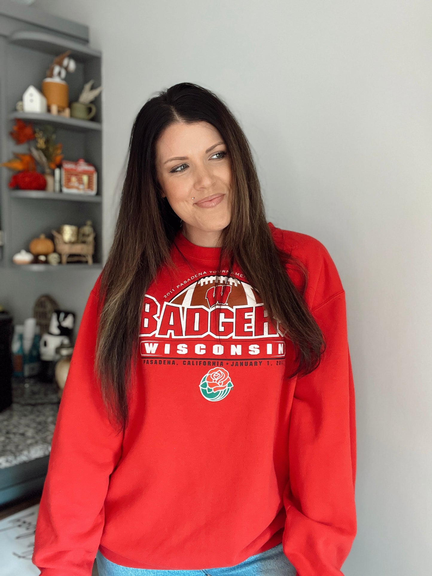 Champion Wisconsin Football Crewneck '11