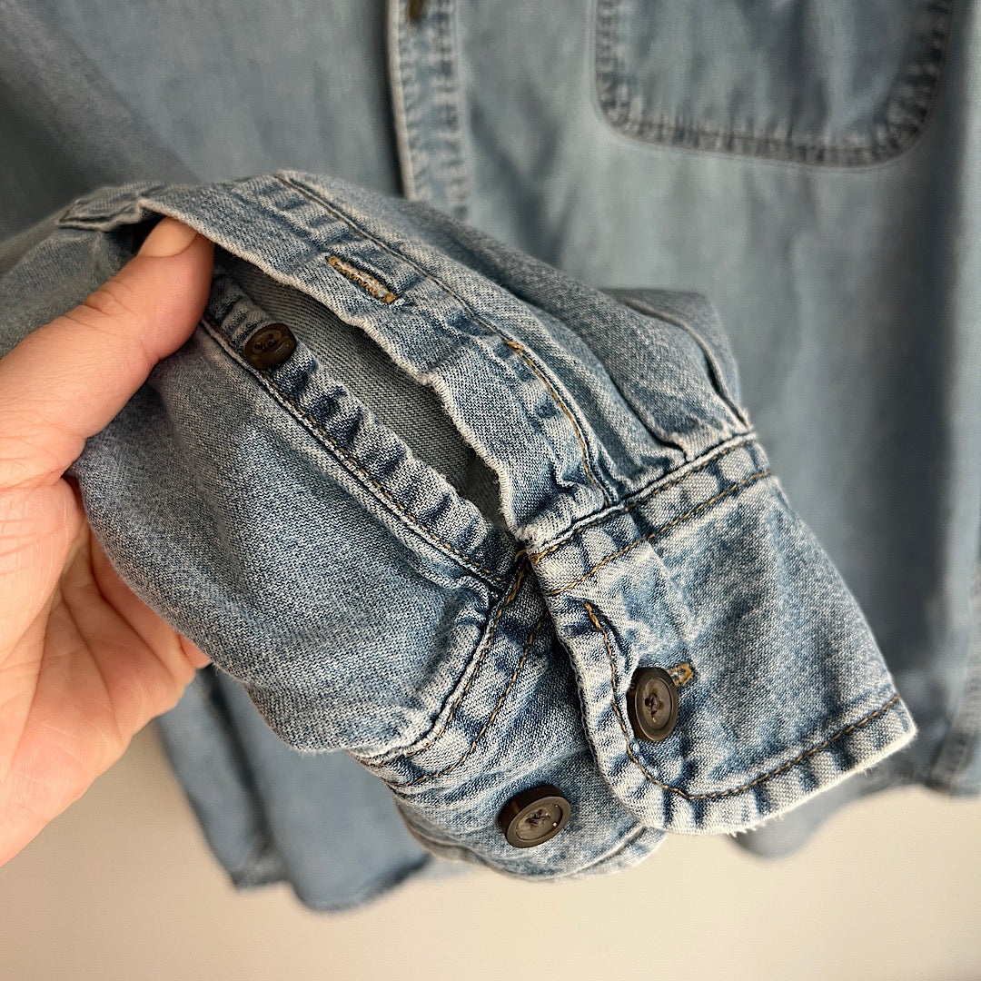 Vintage St. Johns Bay Denim Button Down Shirt