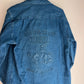 Vintage Embossed American Original Western Brand Denim Shacket