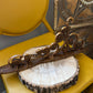 Vintage 70s Faux Wicker Rattan Plant Hanger