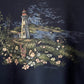 Vintage Northern Reflections Lighthouse Collared Grandma Sweatshirt