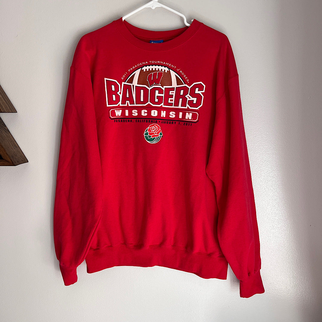 Champion Wisconsin Football Crewneck '11