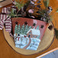 Metal Happy Holidays Winter Scene Holiday Decor