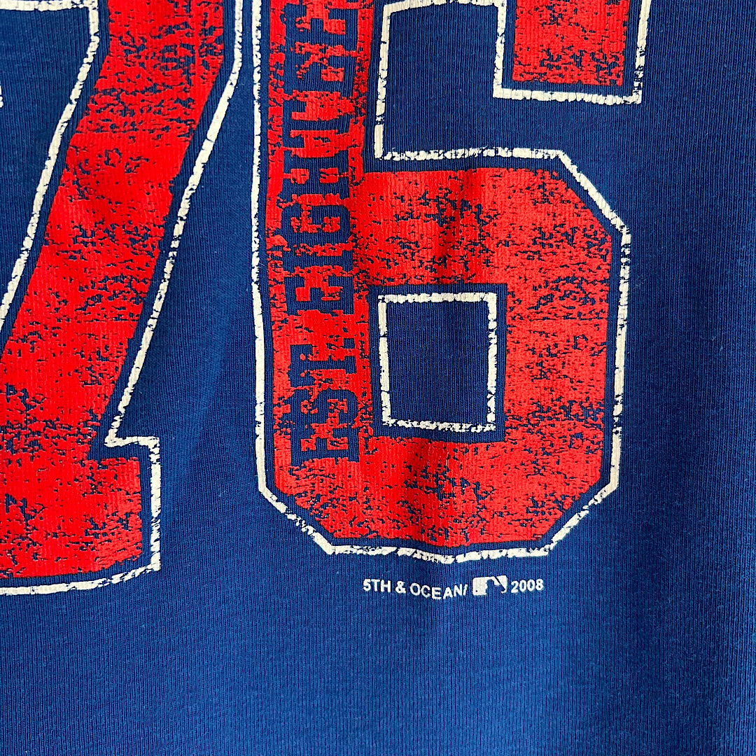 Vintage 2008 Cubs Baseball Layered T-Shirt | 5th & Ocean Double Sleeve