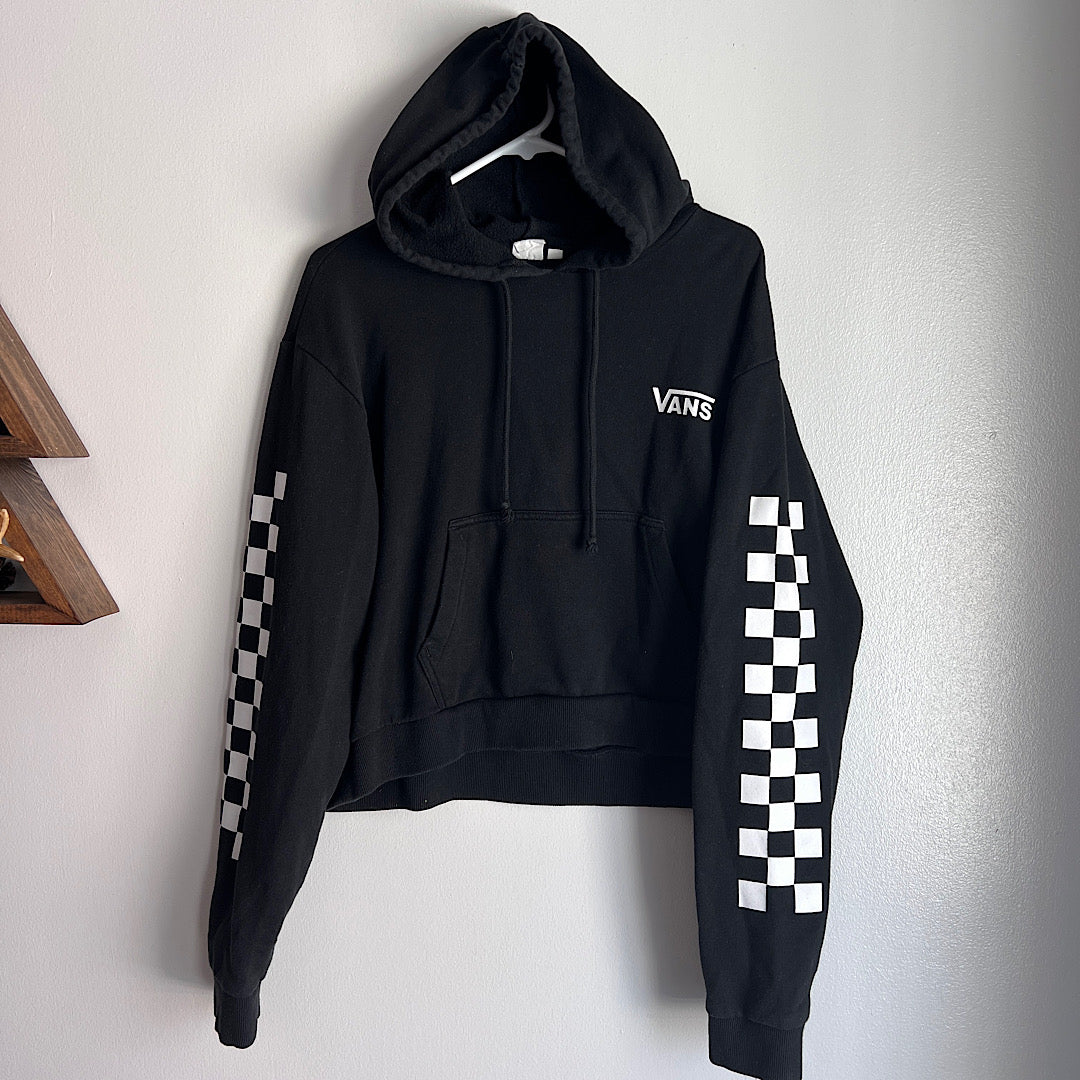 Vans Checkerboard Cropped Hoodie