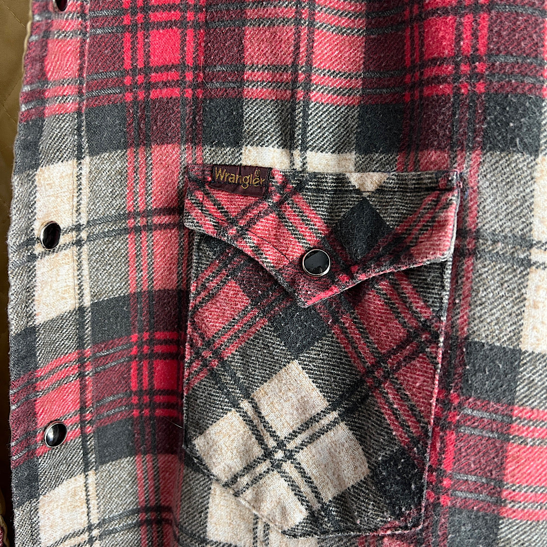 Vintage Wrangler Quilted Flannel