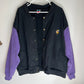 Vintage WEK Vikings Denim Varsity Bomber Jacket