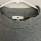 BP Mockneck Gray Cropped Long Sleeve Tee