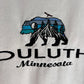 Minnesota Duluth Bear Embroidered Crewneck