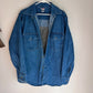 Vintage Embossed American Original Western Brand Denim Shacket