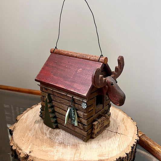 Vintage Moose Cabin 'Welcome to the Lakefront' Decor