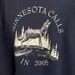 Vintage Minnesota Wolf Wildlife Crewneck Sweatshirt