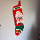 Vintage Mom Mrs. Claus Knit Stocking