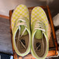 Vans Authentic Lime Checkerboard Sneakers (9.5 women's)