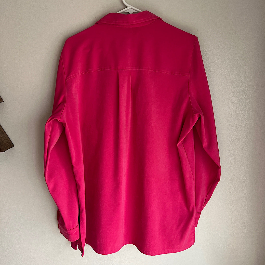 Vintage Sag Harbor Pink Button Up Shirt