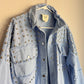 Fantastic Fawn Periwinkle Oversized Studded Jacket