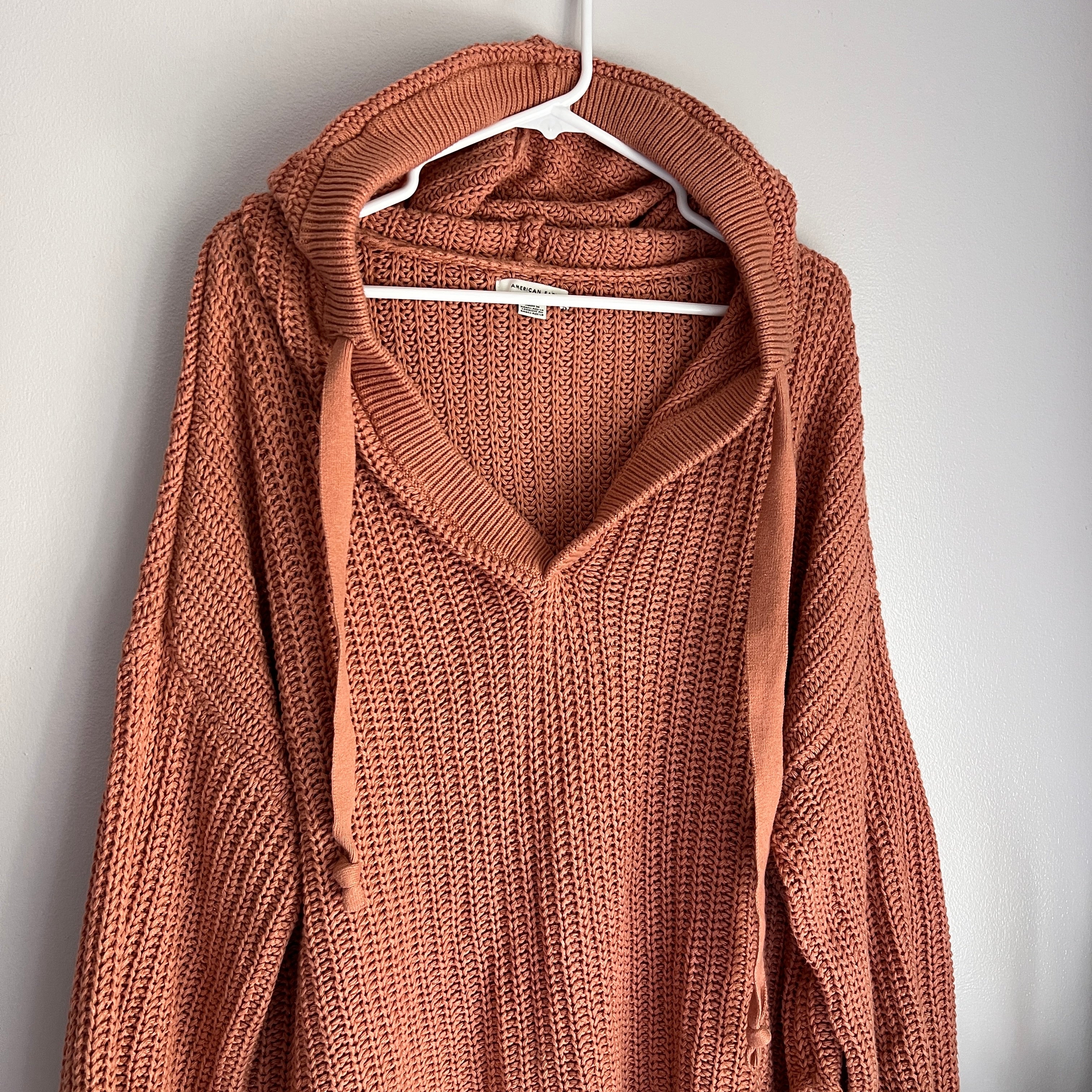 Minny Thrift | Secondhand Shop | Hooded Oversized Knit Sweater