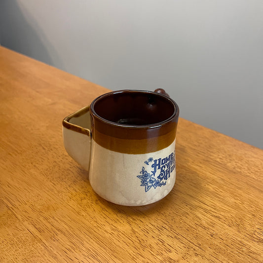 Vintage Home Sweet Home Tea Bag Holder Mug