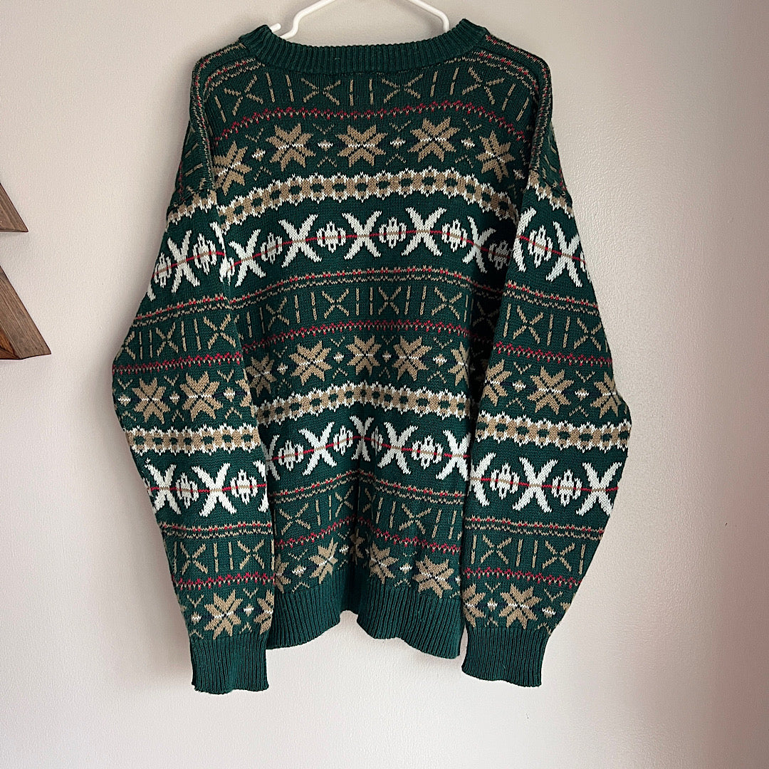 Vintage Honors Fair Isle Crewneck Sweater