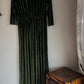 Baltic Born Sofia Velvet Maxi Dress Olive - NWT