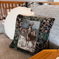 Vintage Deer Needlepoint Pillow