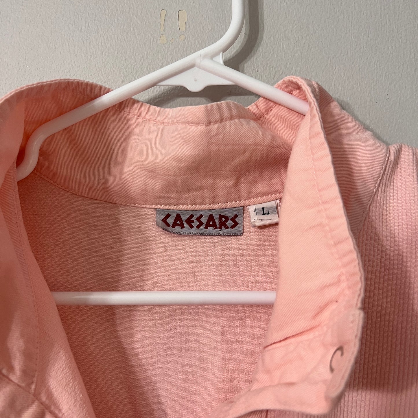 Vintage Caesars Pink Lightweight Denim Jacket