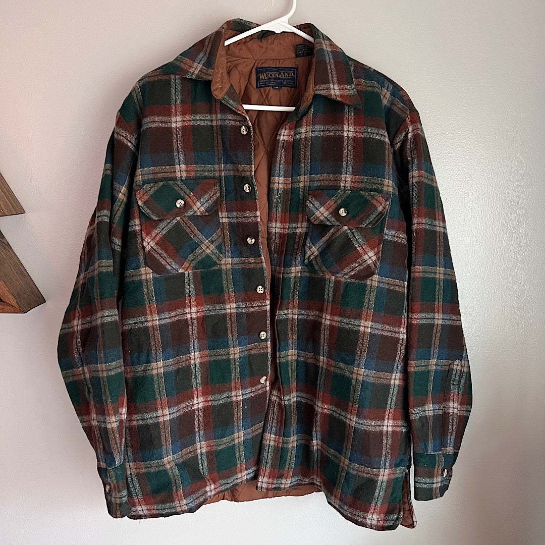 Vintage Woodland Quilt Lined Flannel