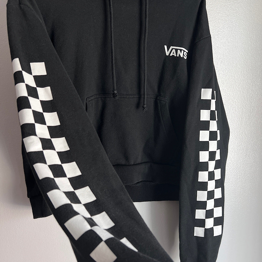 Vans Checkerboard Cropped Hoodie