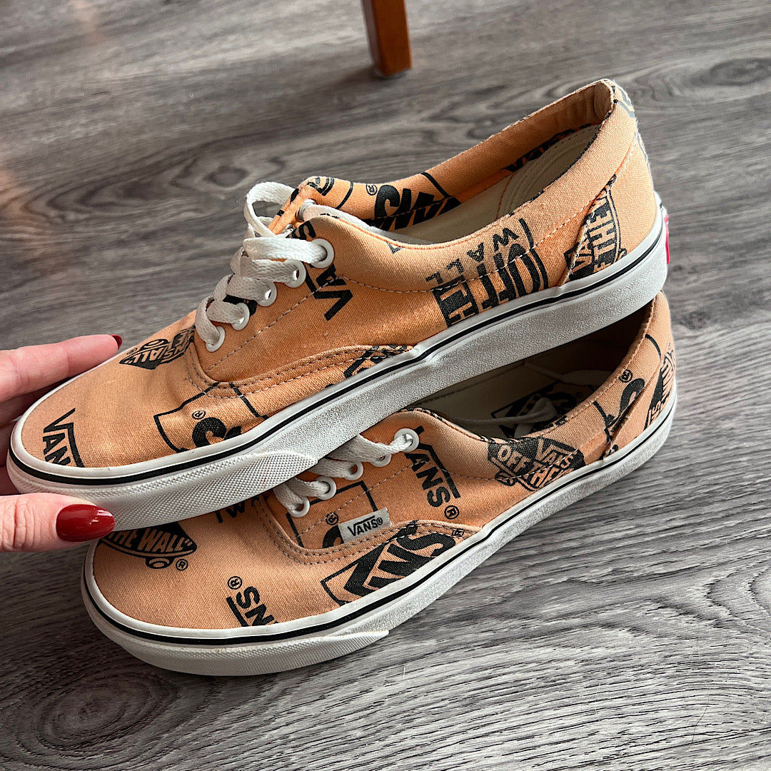 Vans Authentic Off The Wall Peach Sneakers (9.5 women’s)