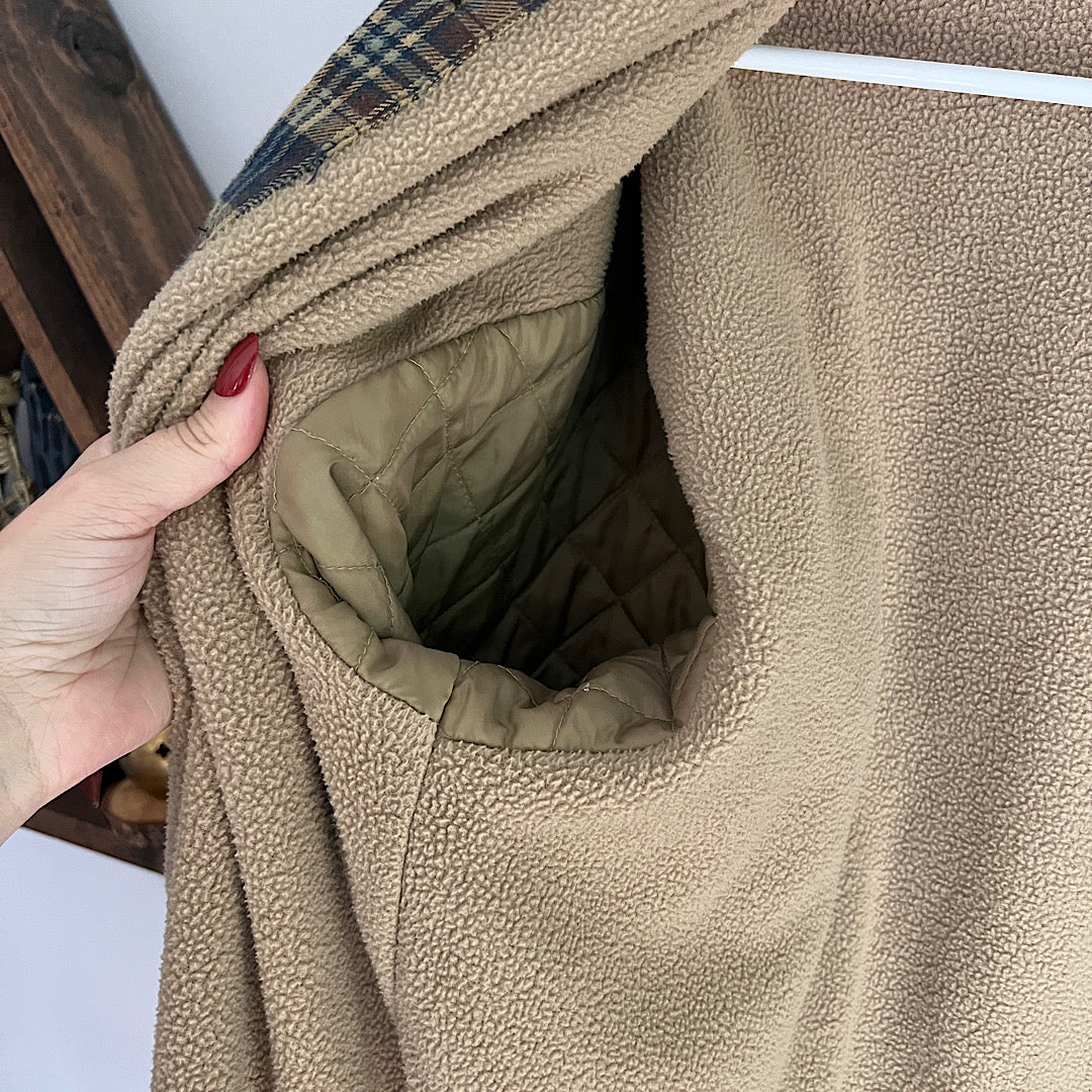 Vintage World Island Fleece Lined Flannel Shacket