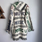 Vintage Music Blanket Jacket