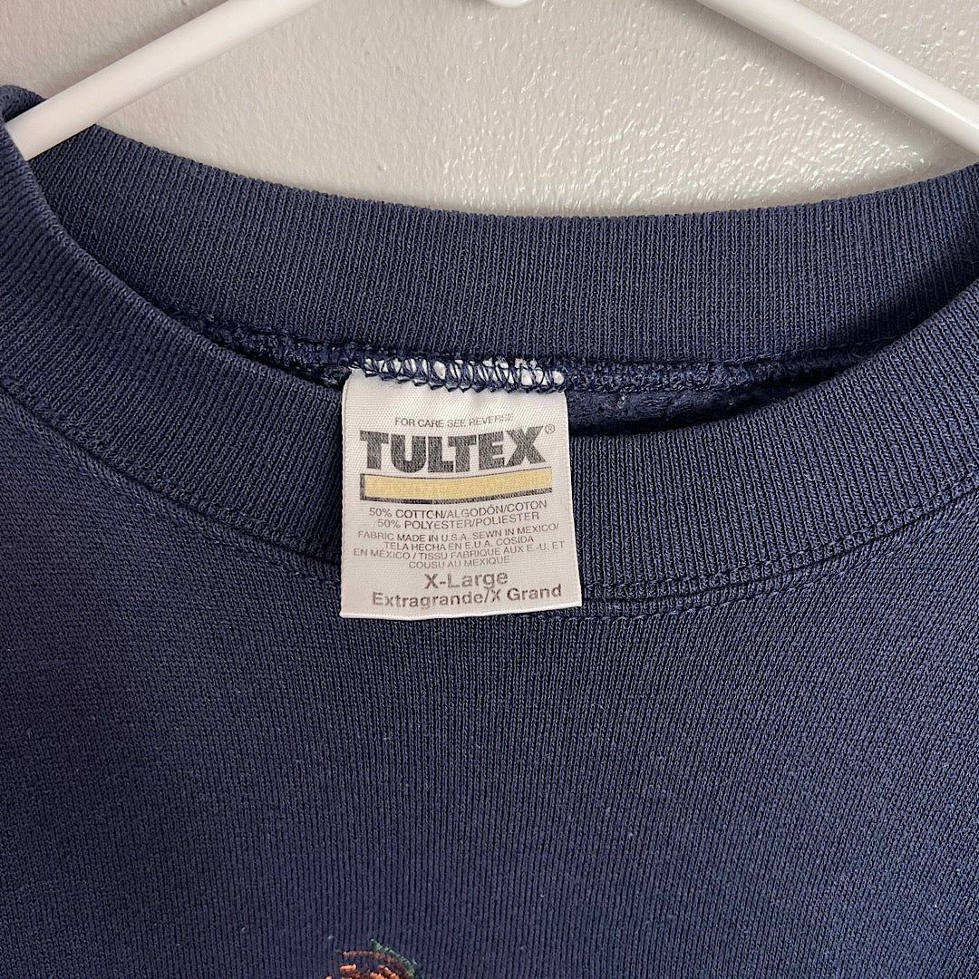 Vintage Canada North Woods Pinecone Embroidered Crewneck Sweatshirt