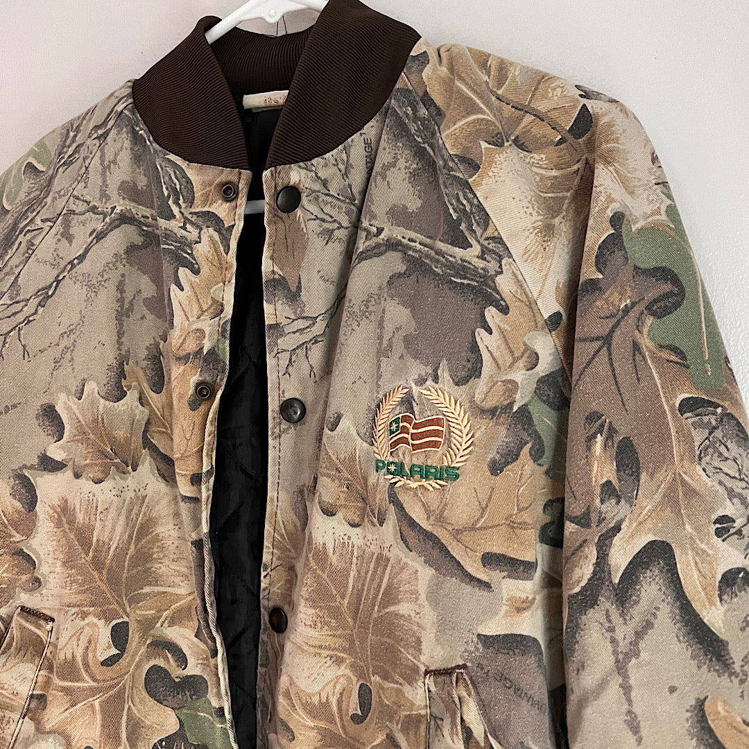 Vintage Camo Polaris Quilted Lining Jacket