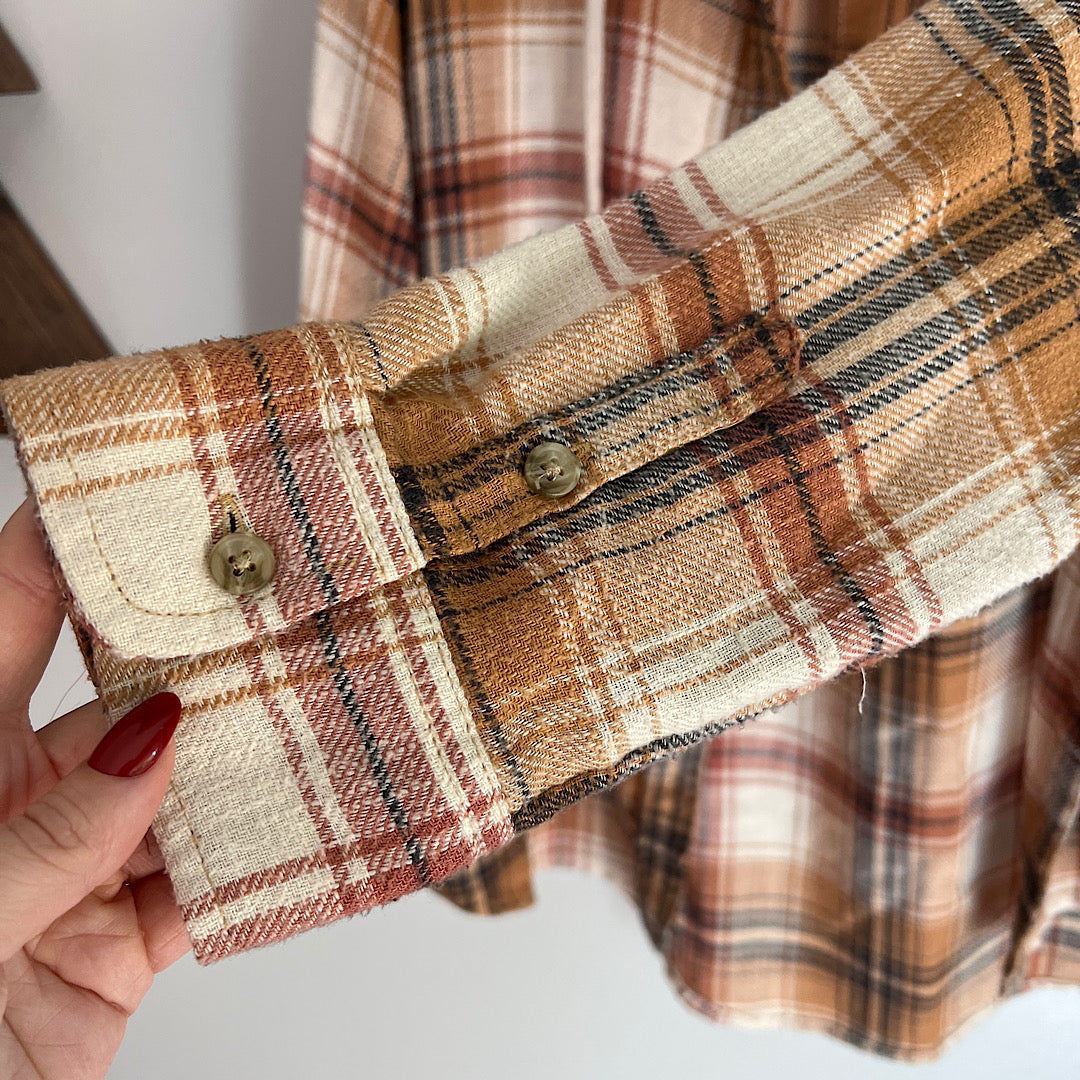 American Eagle Hooded Flannel