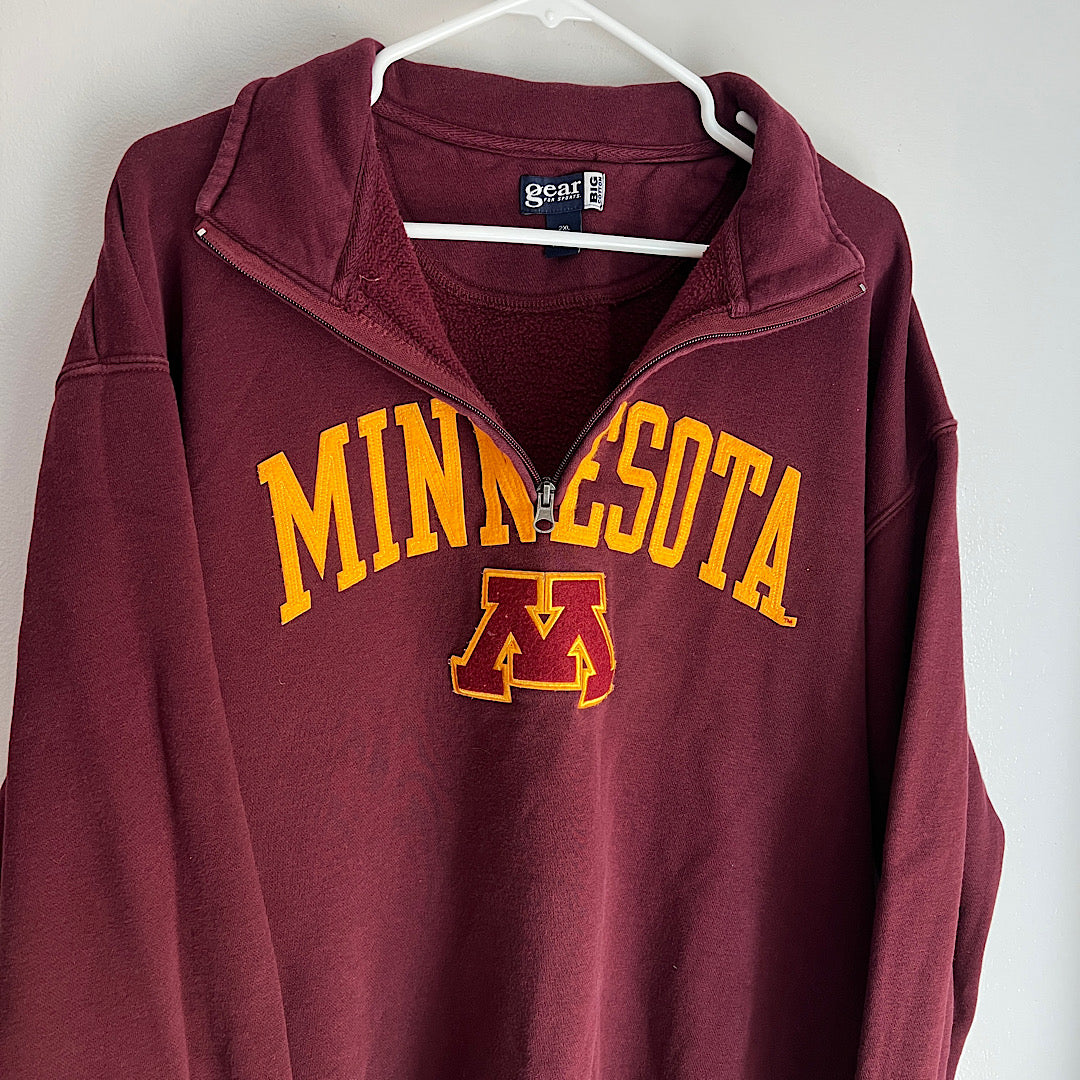 MN College Sports 1/4 Zip Sweatshirt