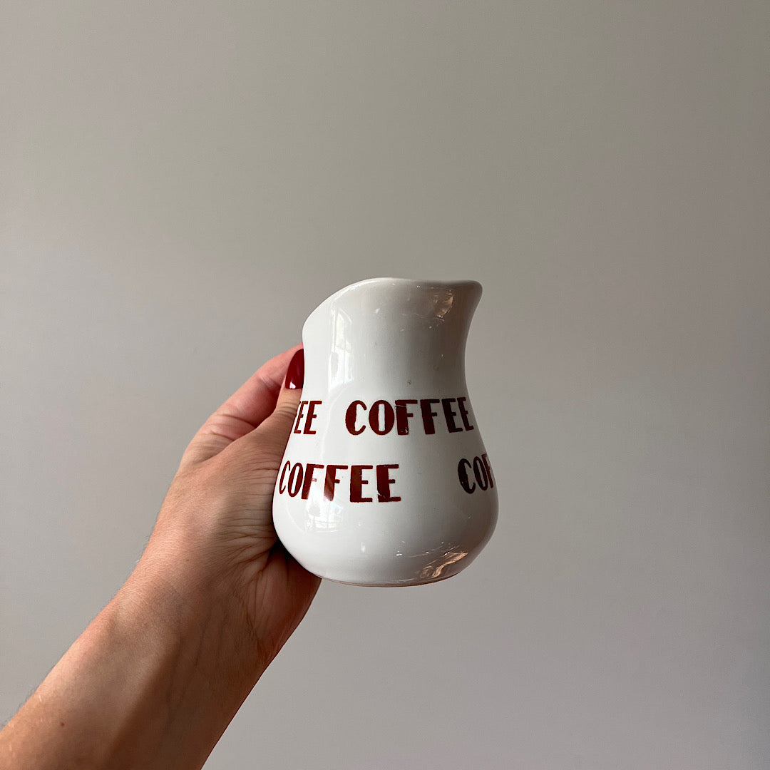Vintage Gibson Mini Ceramic Coffee Pitcher