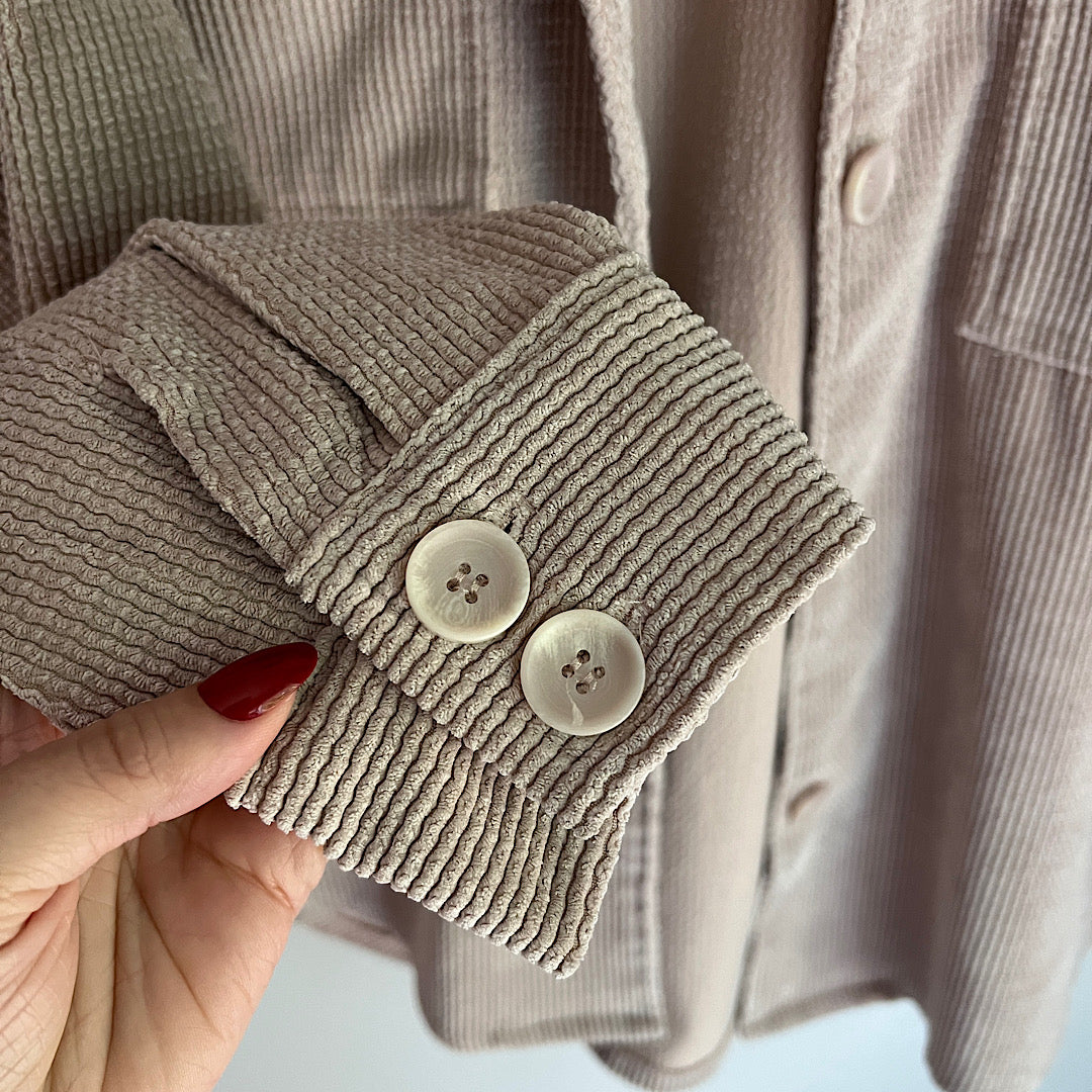 Corduroy Light Weight Shacket