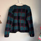 Vintage Tally Ho Plaid Holiday Sweater