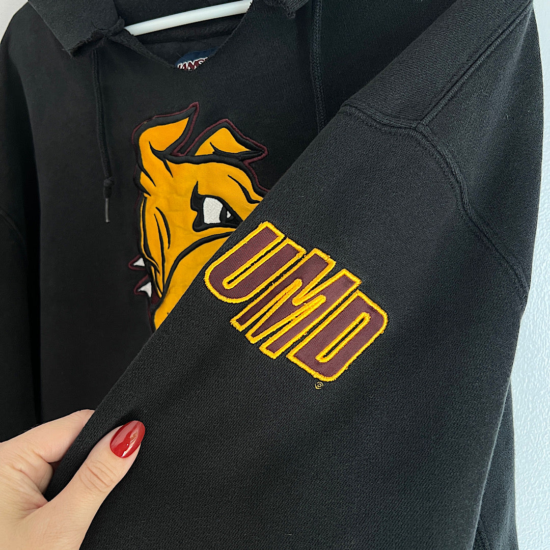 UMD Minnesota College Bulldogs Embroidered Hoodie